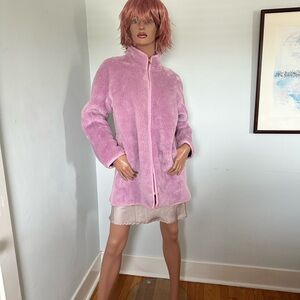 J. Crew Soft Lavender Teddy Jacket